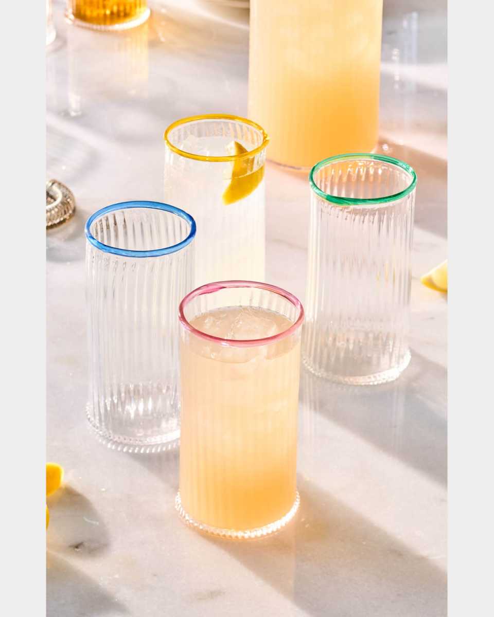 Nell Assorted Highball Glasses, Set of 4